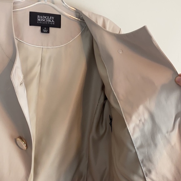 Badgley Mischka Alexa Colorblock Jacket Size Medium - Picture 14 of 16